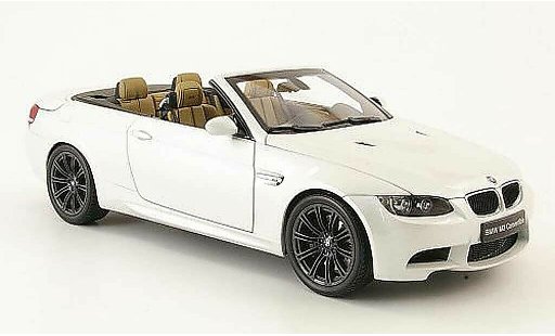 Bmw M3 Cabriolet 1/18 Autoart E93 blanco coche miniatura