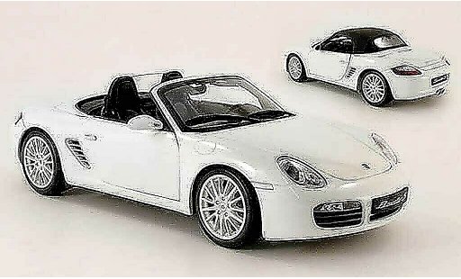 Porsche 718 S 1/18 Kyosho blanco coche miniatura