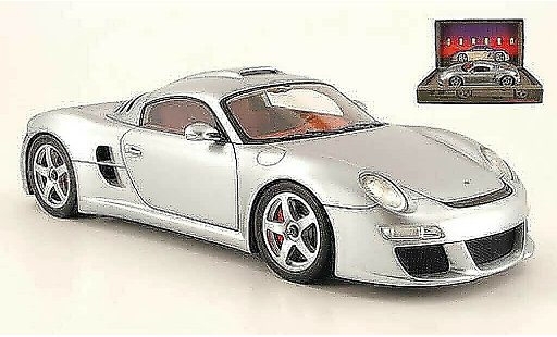 Porsche 911 RUF 1/18 Spark Porsche 911 ctr 3 gris coche miniatura