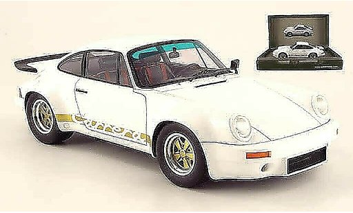Porsche 911 RS 1/18 Spark carrera 3.0 blanco 1974 coche miniatura