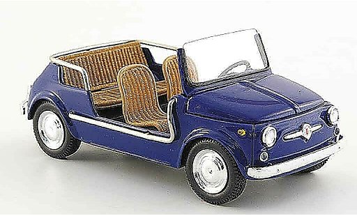Fiat 500 Jolly 1/43 Spark azul coche miniatura