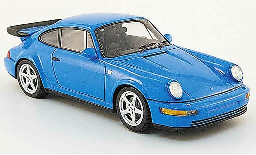 RUF RCT Evo 1/43 Spark azul 1992 coche miniatura