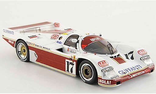 Porsche 962 1986 1/43 Spark No.17 Fortuna 24h Le Mans coche miniatura