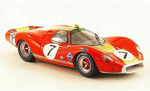 Ford P68 Course 1/43 Minichamps No.7 1000 Km Nurburgring 1968 coche miniatura