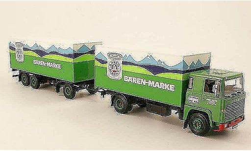 Scania Serie R LB 140 1/43 Minichamps maleterozug Barenmarke 1970 coche miniatura