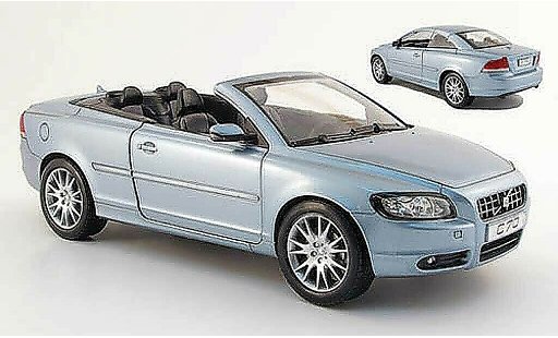 Volvo C70 Cabriolet 1/18 Powco azul 2006 coche miniatura