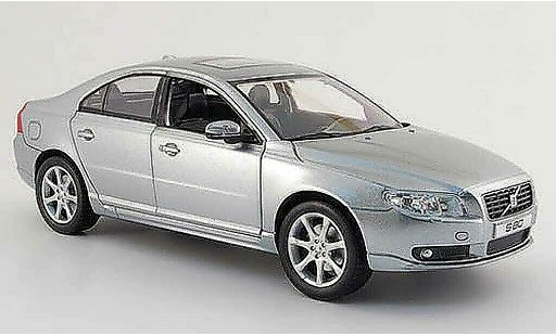 Volvo S80 Base 1/18 Powco gris 2007 coche miniatura