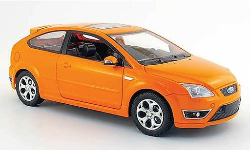 Ford Focus ST 1/18 Powco naranja (einfache ausfuhrung) 2006 coche miniatura