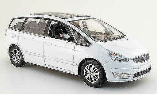 Ford Galaxy Berline 1/18 Powco blanco 2007 coche miniatura