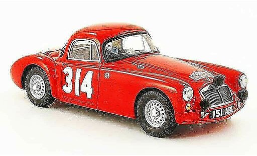 MG A Base 1/43 Bizarre No.314 Rally Monte Carlo 1962 coche miniatura