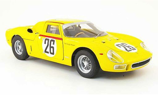 Ferrari 250 LM 1965 1/18 Hot Wheels no.26 dumay/gosselin 24h le mans coche miniatura