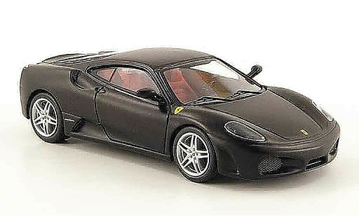 Ferrari F430 Coupe 1/43 Hot Wheels Elite mate negro coche miniatura