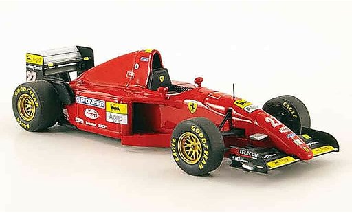 Ferrari 412 course 1/43 Hot Wheels Elite t2 no.27 j.alesi 1995 coche miniatura