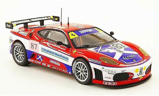 Ferrari F430 GTC 1/43 Hot Wheels Elite no.87 scuderia ecosse 24h le mans 2006 coche miniatura