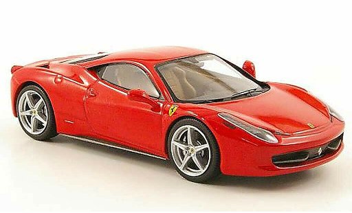 Ferrari 458 Italia 1/43 Hot Wheels Elite rojo (Elite) 2009 coche miniatura