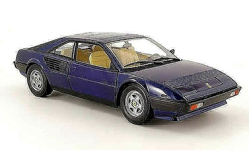 Ferrari Mondial Coupe 1/18 Hot Wheels 8 azul 1980 coche miniatura