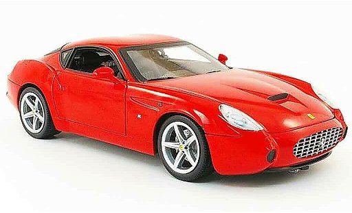 Ferrari 575 GTZ 1/18 Hot Wheels zagato rojo coche miniatura