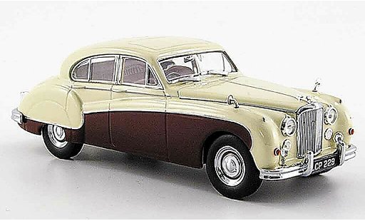 Jaguar MK 9 1/43 Oxford creme rojo coche miniatura