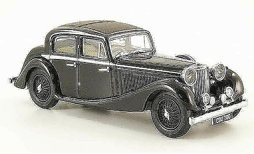 Jaguar SS Base 1/43 Oxford 2.5 saloon negro coche miniatura