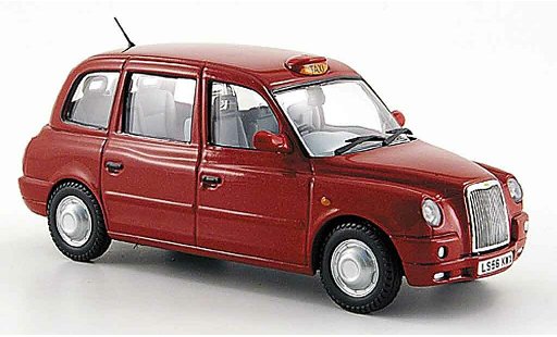 Austin TX4 taxi 1/43 Oxford rojo coche miniatura