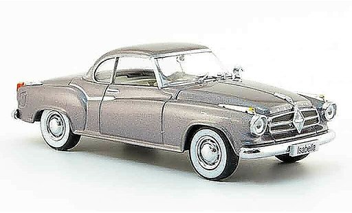 Borgward Isabella coupe 1/43 Auto Klassiker gris 1957 coche miniatura