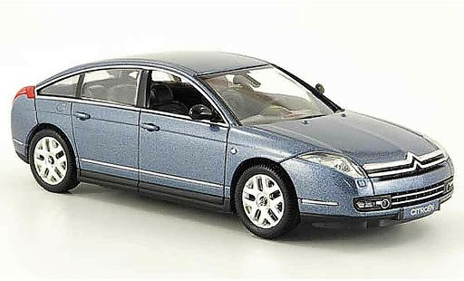 Citroen C6 Berline 1/43 Norev azul gris 2005 coche miniatura
