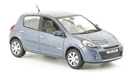 Renault Clio Base 1/43 Norev gris 5 turig 2009 coche miniatura
