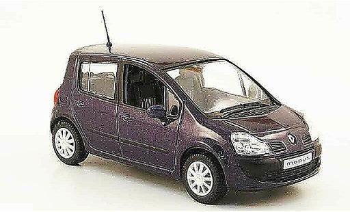 Renault Modus Base 1/43 Norev lila 2007 coche miniatura
