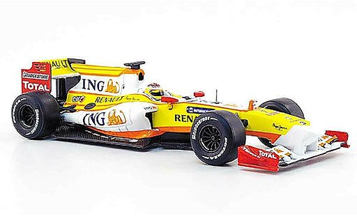 Renault F1 2009 1/43 Norev r 29 no.7 ing f.alonso coche miniatura
