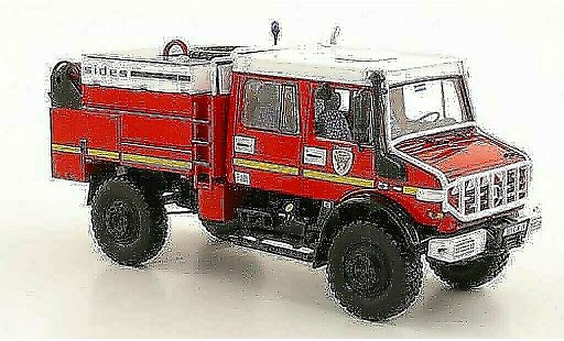 Mercedes Unimog Base 1/43 Norev U 5000 DoKa Bomberos Bomberos (F) 2005 coche miniatura
