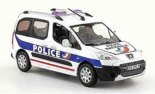 Peugeot Partner Base 1/43 Norev police nationale police 2008 coche miniatura