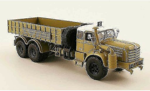 Berliet GBO camion 1/43 Norev 15 6x4 HC beige 1957 coche miniatura