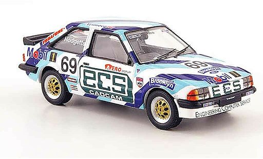 Ford Escort RS 1600i 1/43 Vanguards i No.69 ECS Brooklyn BSCC 1985 MK3 coche miniatura