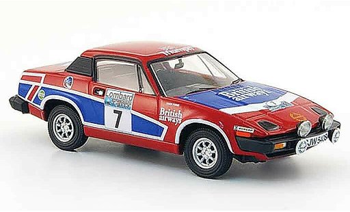 Triumph TR7 1978 1/43 Vanguards V 8 No.7 British Airways Rally England coche miniatura