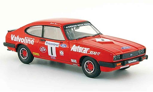 Ford Capri 3.0S 1/43 Vanguards MK III 3.0 S No.1 Autocar Valvoline BSCC 1978 coche miniatura