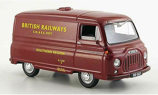 Morris J2 Van 1/43 Vanguards rojo British Railways Region Sud 1962 coche miniatura