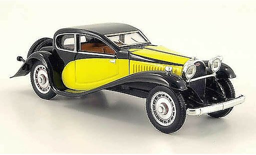 Bugatti 50 coupe 1/43 Rio amarillo/negro 1933 coche miniatura