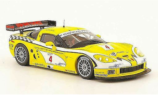 Chevrolet Corvette course 1/43 IXO C6 R No.4 ganador FIA GT Paul Ricard 2006 coche miniatura