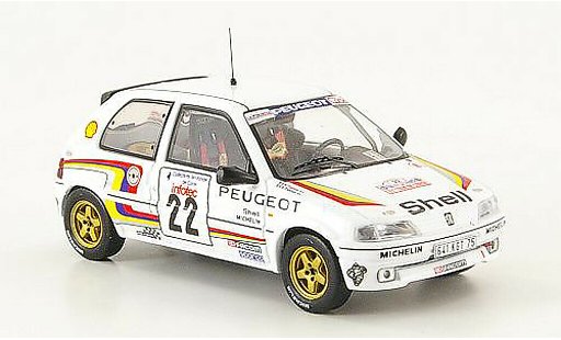 Peugeot 106 XSI 1/43 IXO No.22 Sport Rally Corse 1993 Panizzi coche miniatura