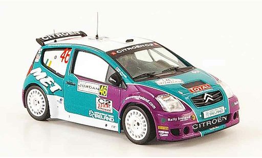 Citroen C2 S1600 1/43 IXO no.46 rallye jordanien 2008 coche miniatura