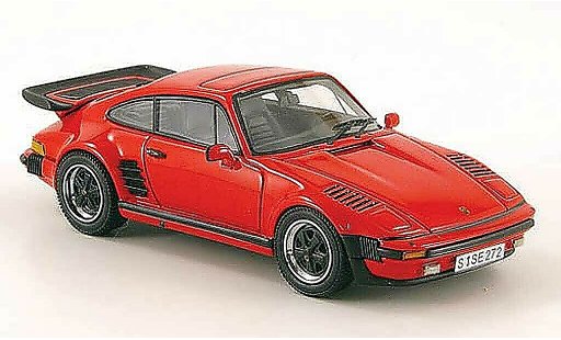 Porsche 911 Turbo 1/43 Neo SE Flatnose rojo 1987 coche miniatura