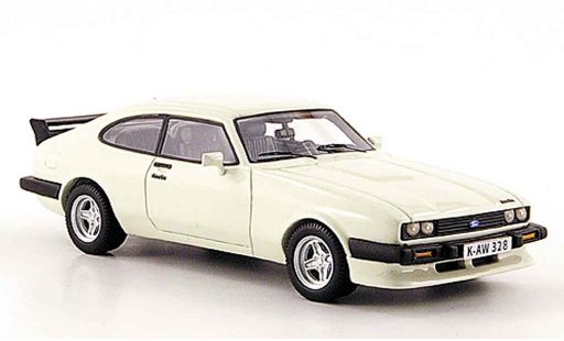 Ford Capri 2.8 Turbo 1/43 Neo MK III blanco 1981 coche miniatura