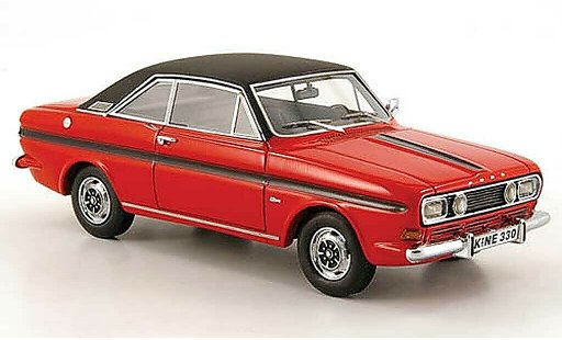 Ford Taunus 15M 1/43 Neo (P6) Coupe rojo coche miniatura