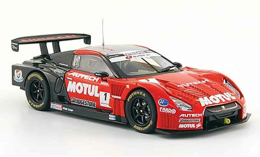 Nissan Skyline R35 1/43 Ebbro GT R No.1 Motul Autech Okayama Test 2009 coche miniatura
