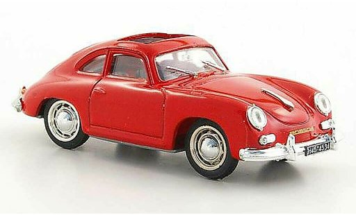 Porsche 356 1952 1/43 Brumm Coupe gris geoffnetes Schiebetecho coche miniatura