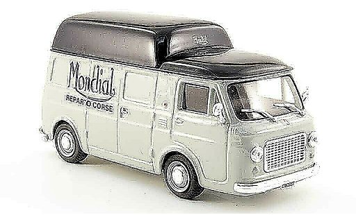 Fiat 238 Van 1/43 Pego Mondial Reparto Corse gris azul 1975 coche miniatura