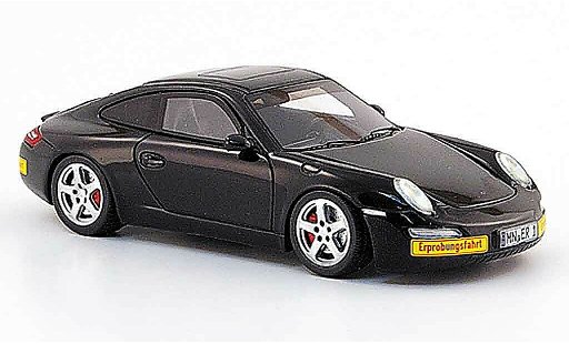 Porsche 911 RUF 1/43 Spark E negro 2008 coche miniatura
