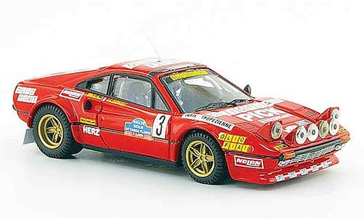 Ferrari 308 GTB 1/43 Best gr.4 no.3 andruet biche targa florio 1980 coche miniatura