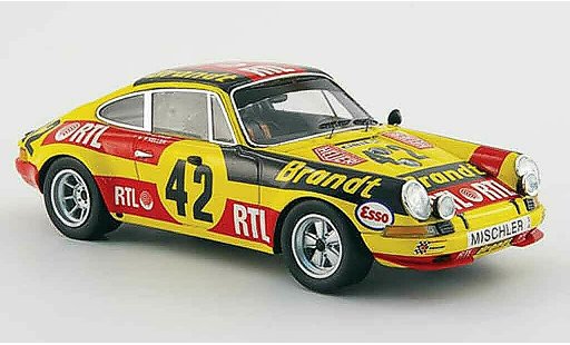 Porsche 911 S 1/43 Spark S No.42 Brandt RTL 24h Le Mans 1972 coche miniatura