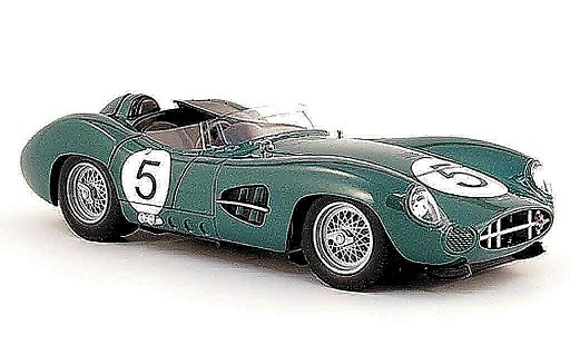 Aston Martin DBR1 course 1/18 Shelby Collectibles no.5 c.shelby ganador 24h le mans 1959 coche miniatura